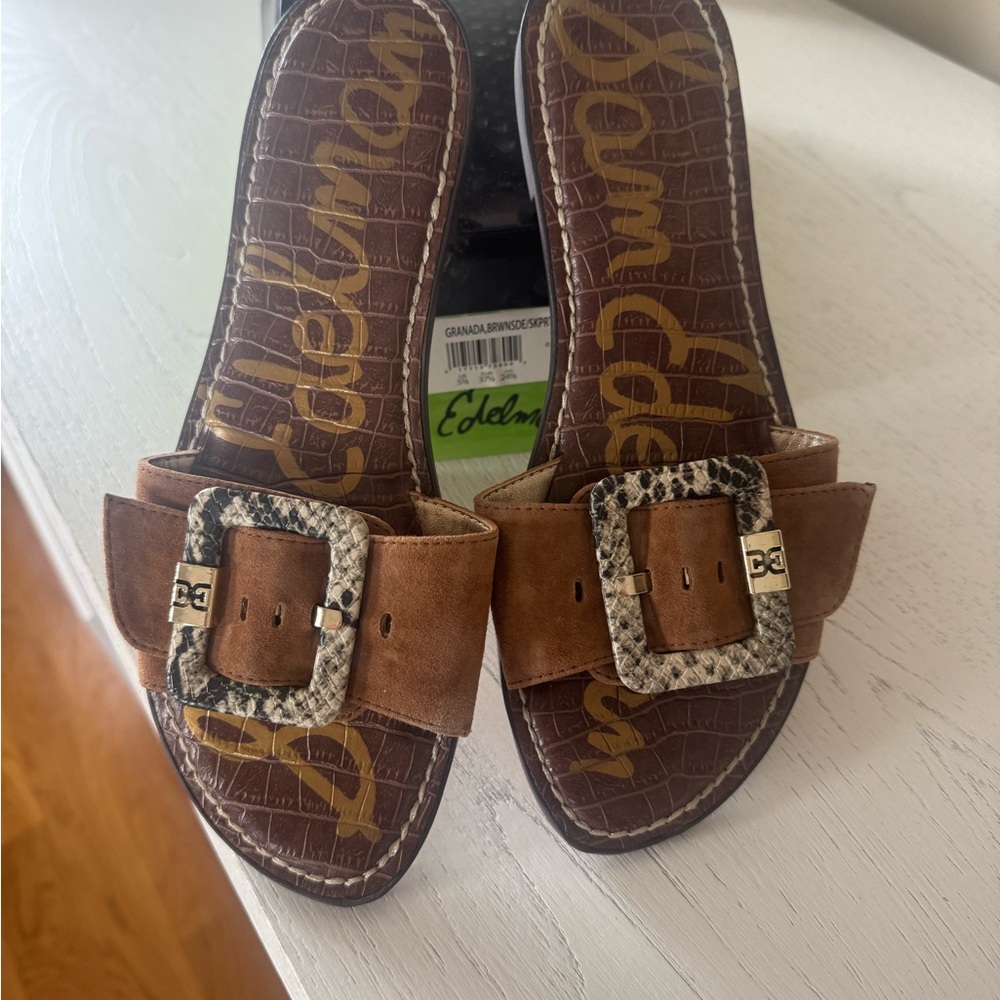 Sam Edelman Brown Granada flats